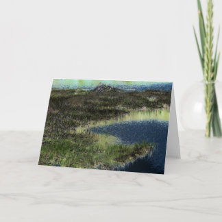 Carte "Beaver Lodge I" Numériquement étang transformé
