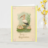 Carte Bébé (Fleur jaune)