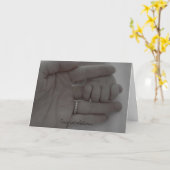 Carte bébé (Fleur jaune)