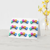 CARTE BÉBÉ BÉBÉ BÉBÉ COMMENT "HEUREUX" TU DOIS ÊTRE (Fleur jaune)