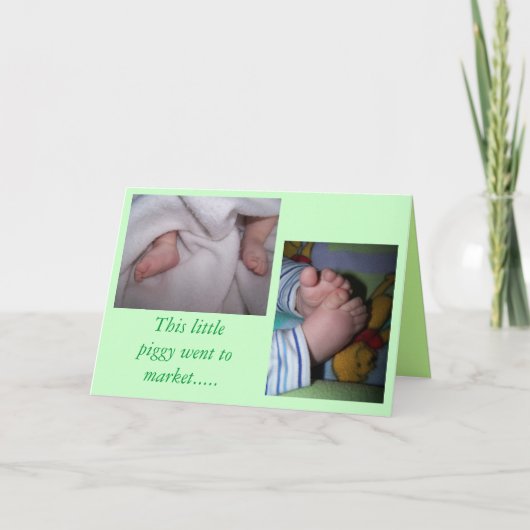 Carte bébé (bébés) (Devant)
