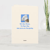 Carte Bébé chèvre Anniversaire (Dos)