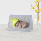 Carte Bébé d'argile dormant sur la tumeur, Casquette elf (Fleur jaune)