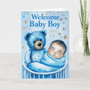 Carte bébé de bienvenue