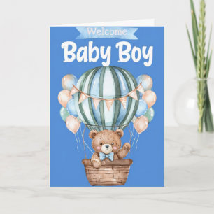 Carte bébé de bienvenue