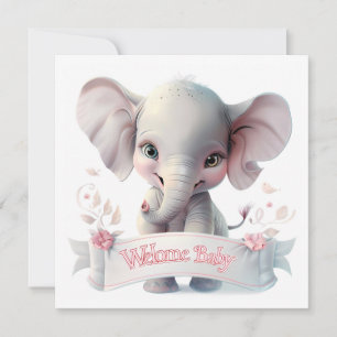 Carte bébé de bienvenue