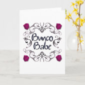 Carte Bébé de Bunco avec le bouton de remous (Fleur jaune)