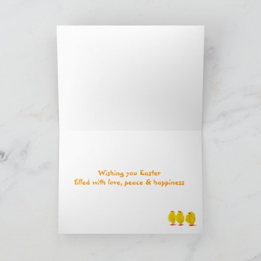 Carte bébé de Pâques (Intérieur)