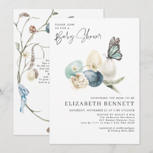 Carte Bébé de printemps   Baby Shower de Pâques