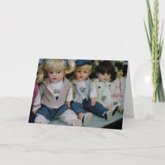 CARTE BÉBÉ DOLLARS DIT ***JOYEZ NOËL PETITE FILLE*** (Devant)