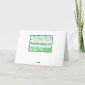 Carte Bébé écureuil mignon dans un arbre Vierge (Dos)