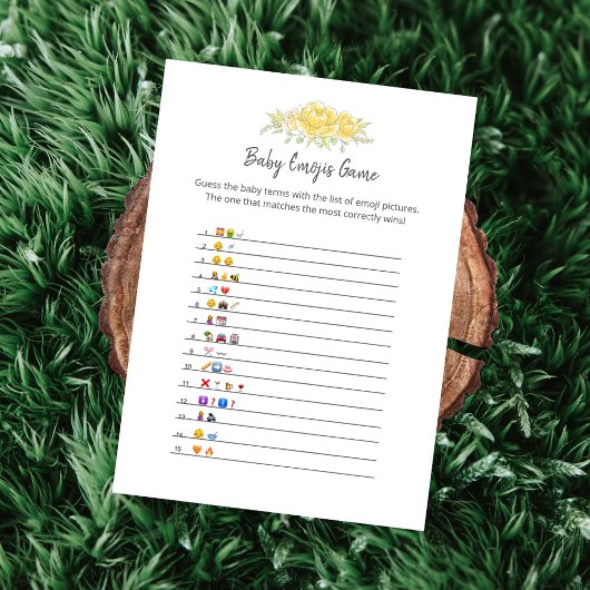 Carte bébé Emojis Teddy Bear Card