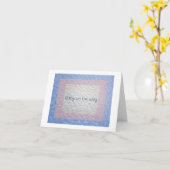 Carte Bébé en route (Fleur jaune)