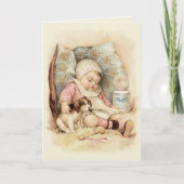 Carte Bébé endormi (Devant)