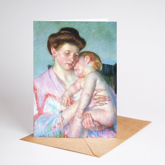 Carte Bébé endormi | Mary Cassatt