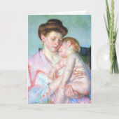 Carte Bébé endormi | Mary Cassatt (Devant)
