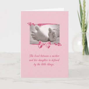 Carte Bébé Félicitations Félicitations Pieds Bébé Avec B