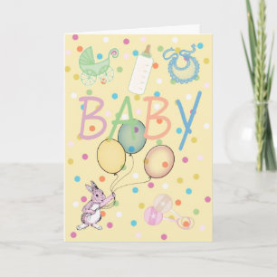 Carte Bébé félicitations nouveau bébé