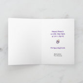 Carte Bébé Félicitations pour les nouveaux parents (Intérieur)