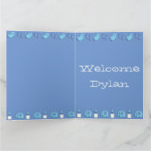 Carte bébé garçon (Intérieur)