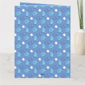 Carte bébé garçon (Dos)