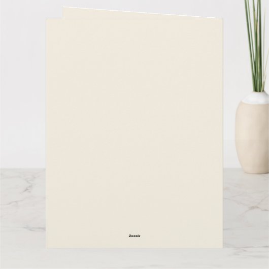 Carte bébé garçon (Dos)