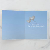 Carte Bébé garçon jumeau naissance félicitations (Intérieur)