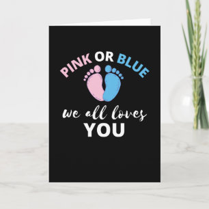 Carte Bébé Genre Révéler Les Idées Rose Ou Bleu Nous Aim
