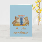 Carte Bébé Jambo Jumbo Elephant (Fleur jaune)