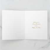 Carte Bébé Jésus avec les Mages salutation de Noël (Intérieur)