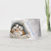 Carte Bébé Jésus dans le directeur Noël religieux (Devant)