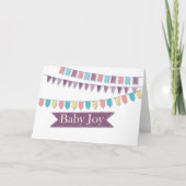 Carte Bébé Joie (Devant)