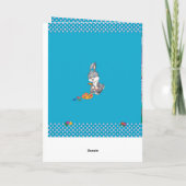 Carte Bébé lapin petit (Dos)