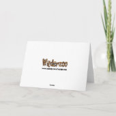 Carte Bébé léopards (Dos)