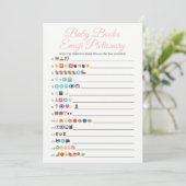 Carte Bébé Livres Emoji Pictionary Jeu rose (Debout devant)