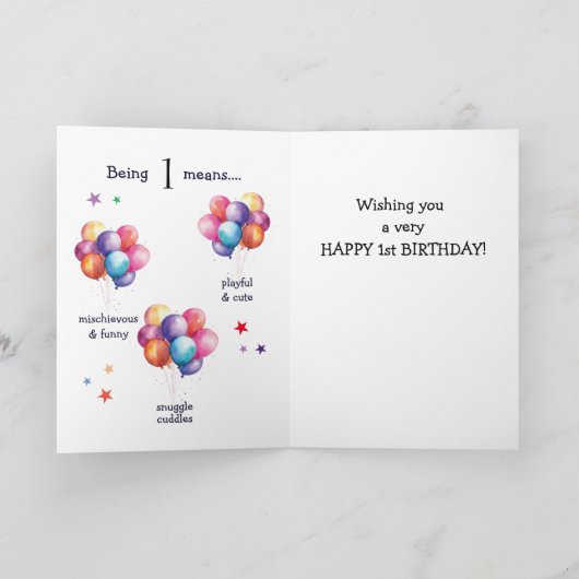 Carte Bébé mignon vache Brown (Intérieur)