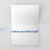 Carte bébé nouveau-né (Intérieur)