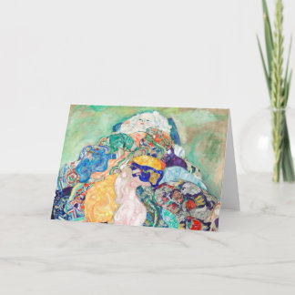Carte Bébé par Gustav Klimt Peinture