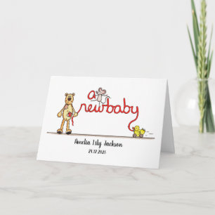 Carte Bébé personnalisé