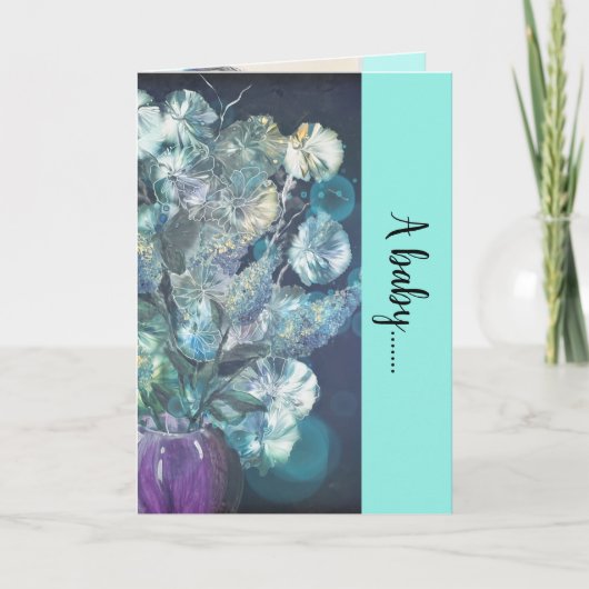 Carte bébé pliée (Devant)