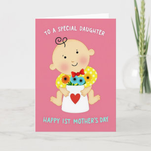 Carte bébé pois