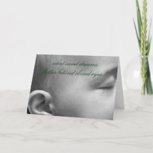 Carte Bébé rêve
