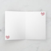 Carte Bébé Rose Flamant Mignon,Diadème, Ballons Annivers (Intérieur)