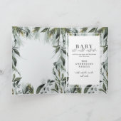 Carte Bébé son froid en dehors de la photo de Noël (Intérieur)