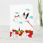 Carte Bébé sur le chemin (Devant)