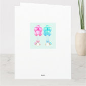 Carte Bébé Twins Félicats (Dos)