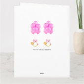 Carte Bébé Twins Félicats (Dos)