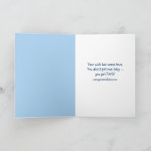 Carte Bébé Twins Félicitations (Intérieur)