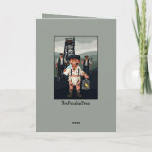Carte bébé victorien drôle (Dos)