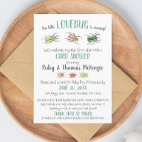 Carte Bébé Virtuelle Douche Amour Bugs Beetles